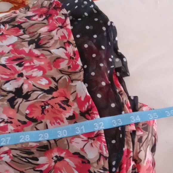 Woman Within Reversible  Chiffon Midi Skirt 2X NWOT - Picture 6 of 9